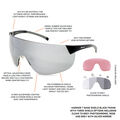 Bushnell Performance Eyewear - Performance Pro Ultra Harrier Shield Sunglass